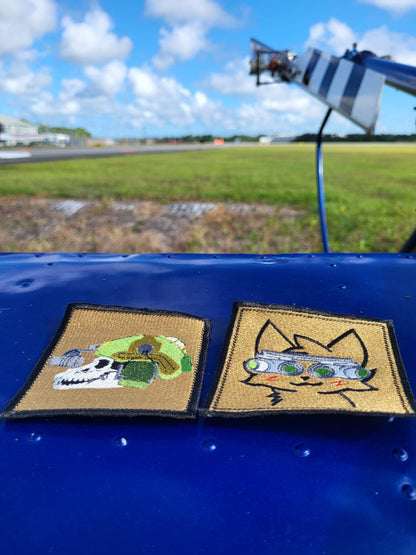 Skull Bucket Patch