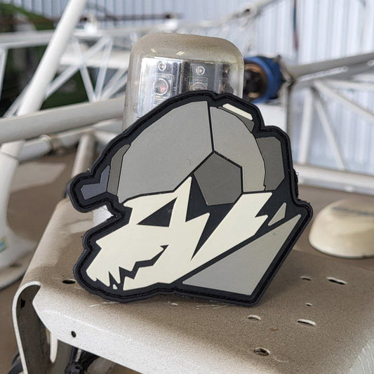 High Speed Skull PVC Patch (Velcro)