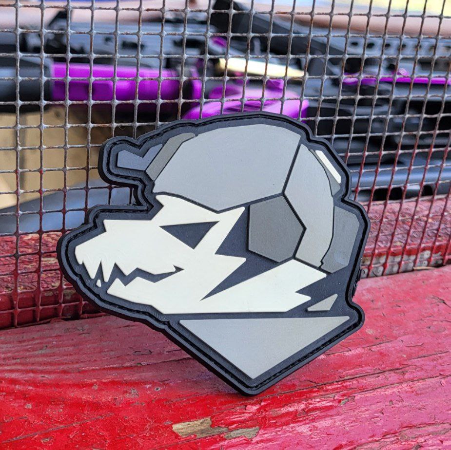 High Speed Skull PVC Patch (Velcro)
